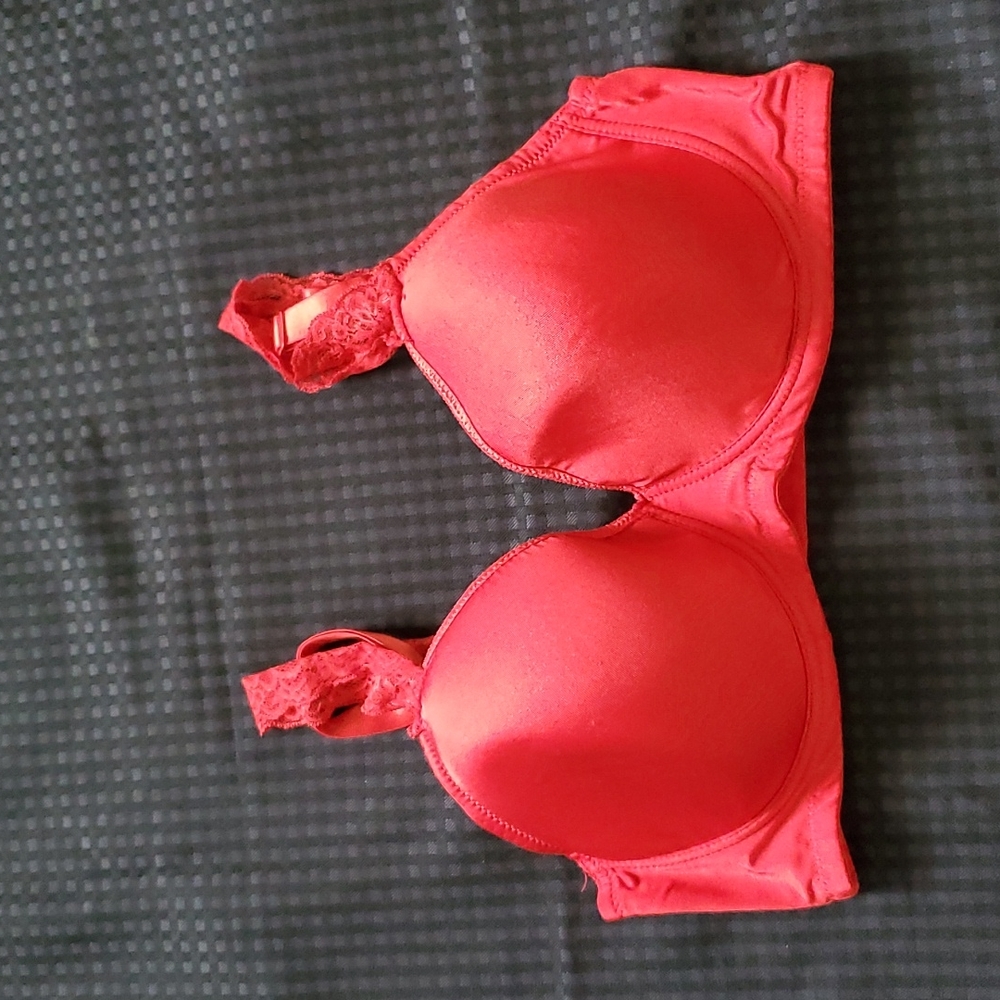 Angelina, red, bra, size 42D